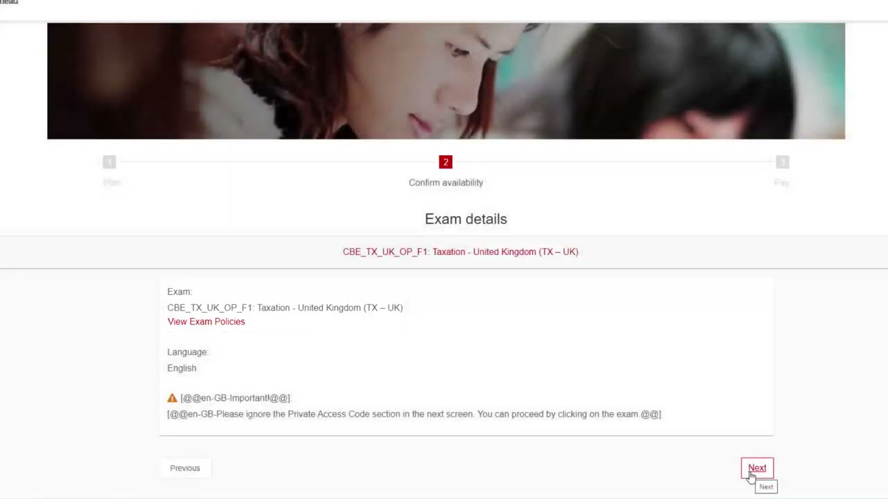 Booking your remote session CBE