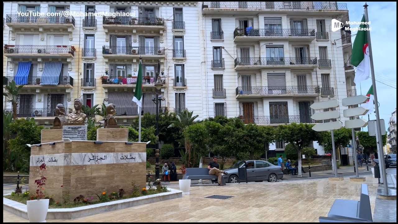 تدشين ساحة بطلات الجزائر بالجزائر الوسطى | جولة من الجامعة المركزية إلى محطة الميترو خليفة بوخالفة