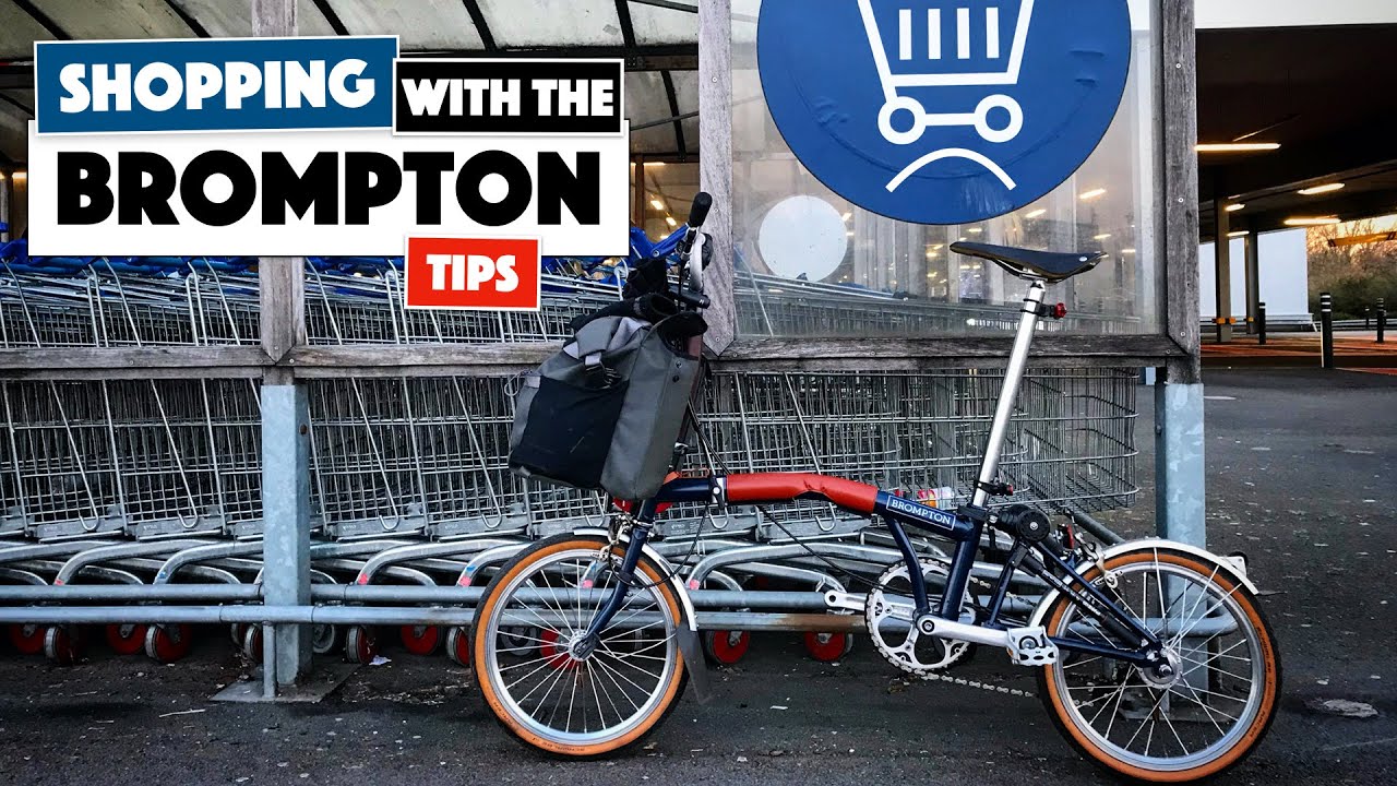 Food Shopping with the Brompton - 5 Tips to make it easier