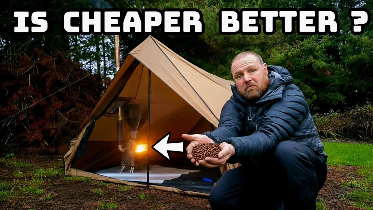 Testing CHEAP Wood Pellets: A Full Night in the Hot Tent!