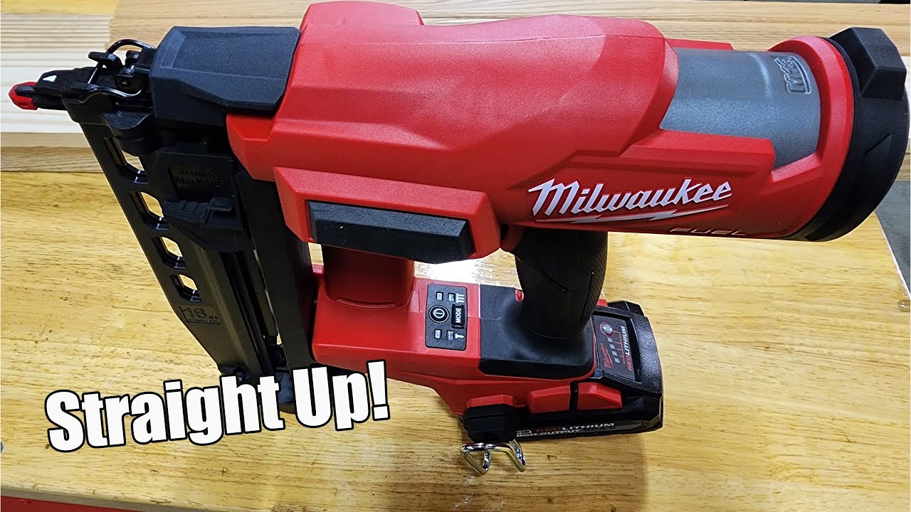 Обзор гвоздезабивного пистолета Milwaukee Tool M18 FUEL 16ga Straight Finish, модель 3020-20