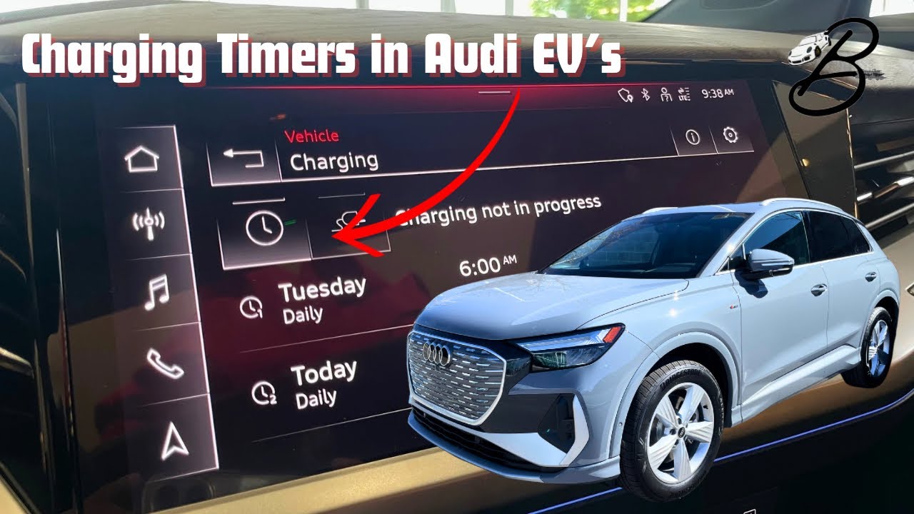 Как настроить таймеры зарядки в электромобилях Audi!