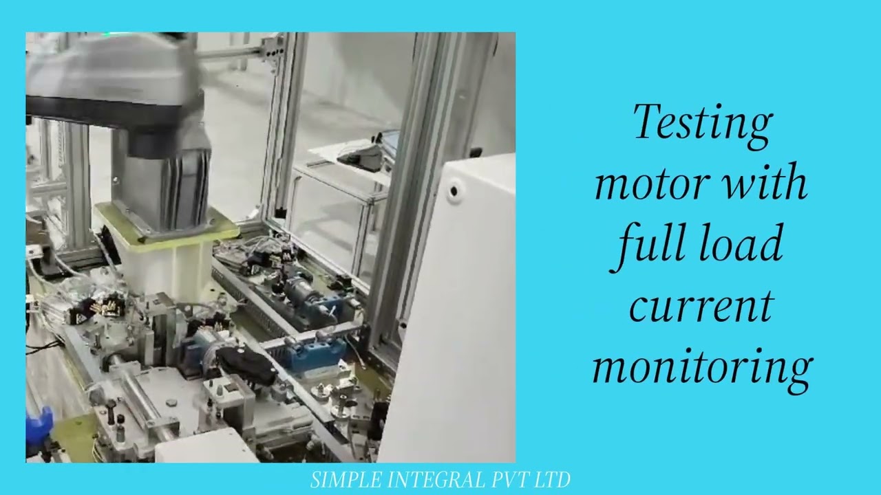 Viper Motor Testing with Robot Handling     #motortesting #robot