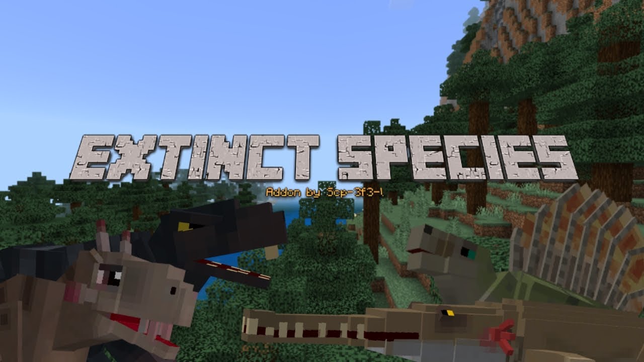 MORE THAN 100 SPECIES!!! &mdash; Extinct Species Pack V4 Addon by Scp-3f3-l [Addon Showcase]