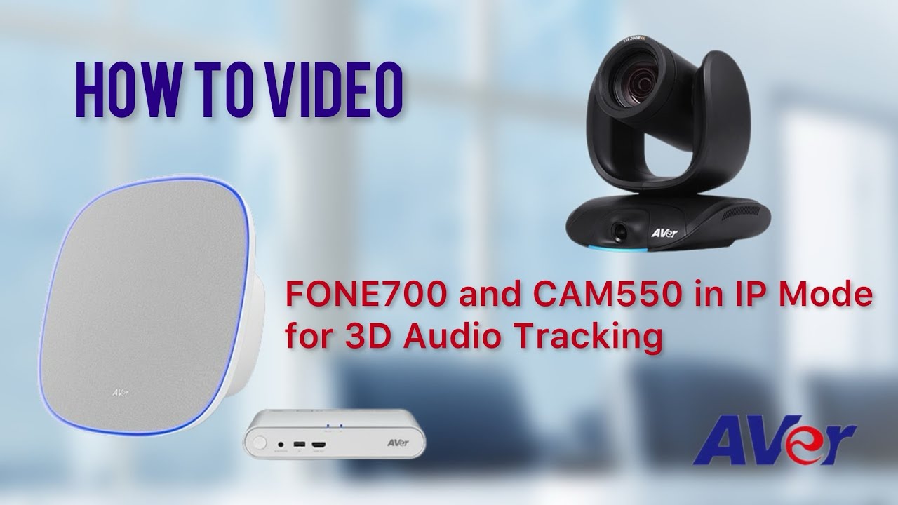 FONE700 - How to Use FONE700 and CAM550 in IP Mode for 3D Audio Tracking