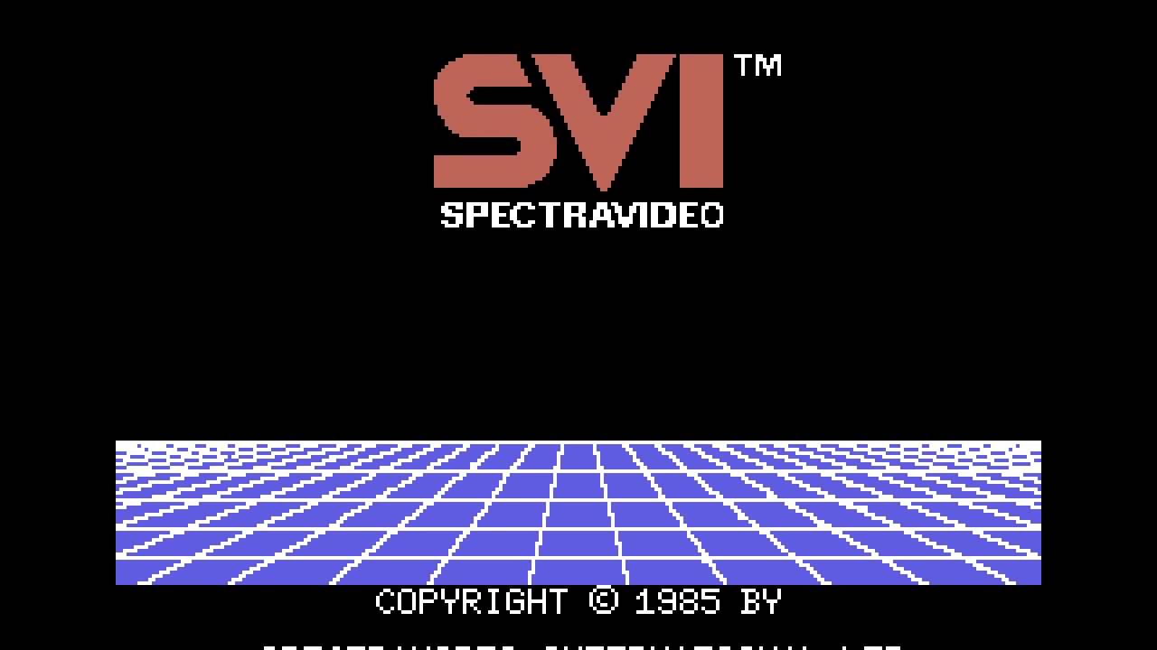 Demo of openMSX running CP/M on the SVI-707 drive on an SVI-728