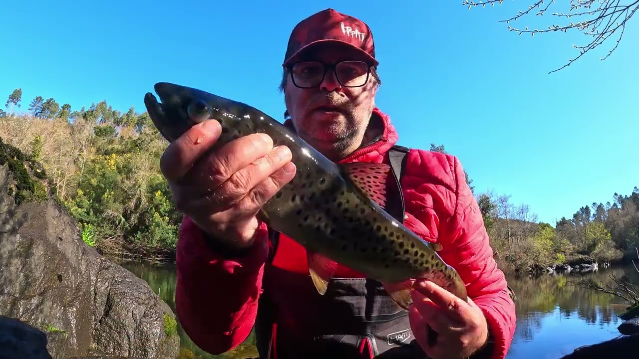 Abertura pesca ás Trutas com o Fishus SoftyMax