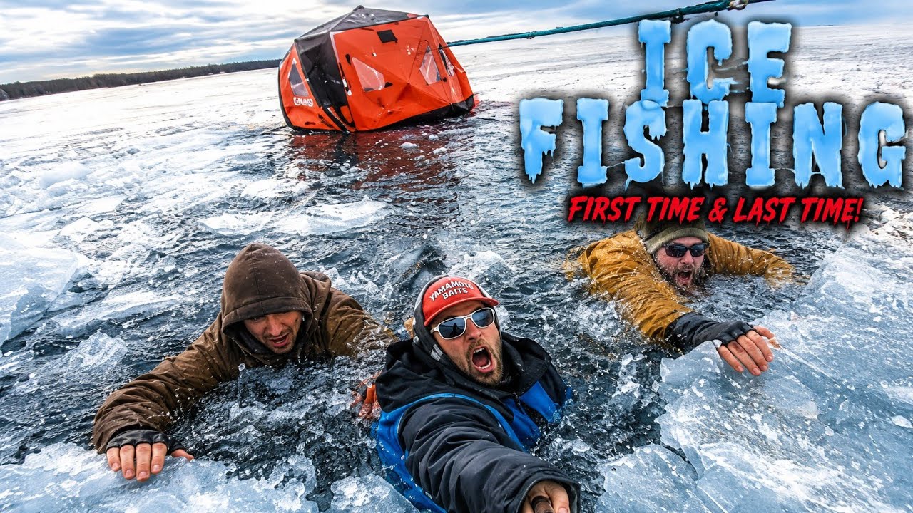 Ice Fishing for the FIRST TIME