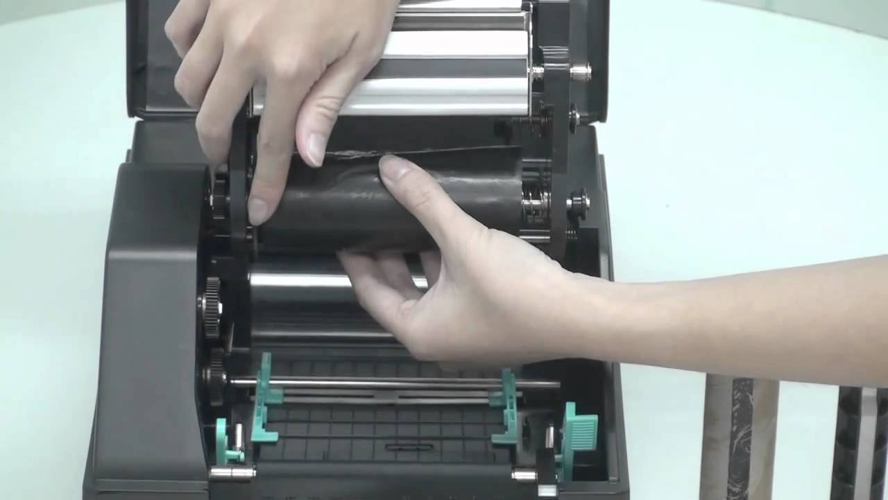Postek C168 Series - Loading Ribbon and Media.wmv
