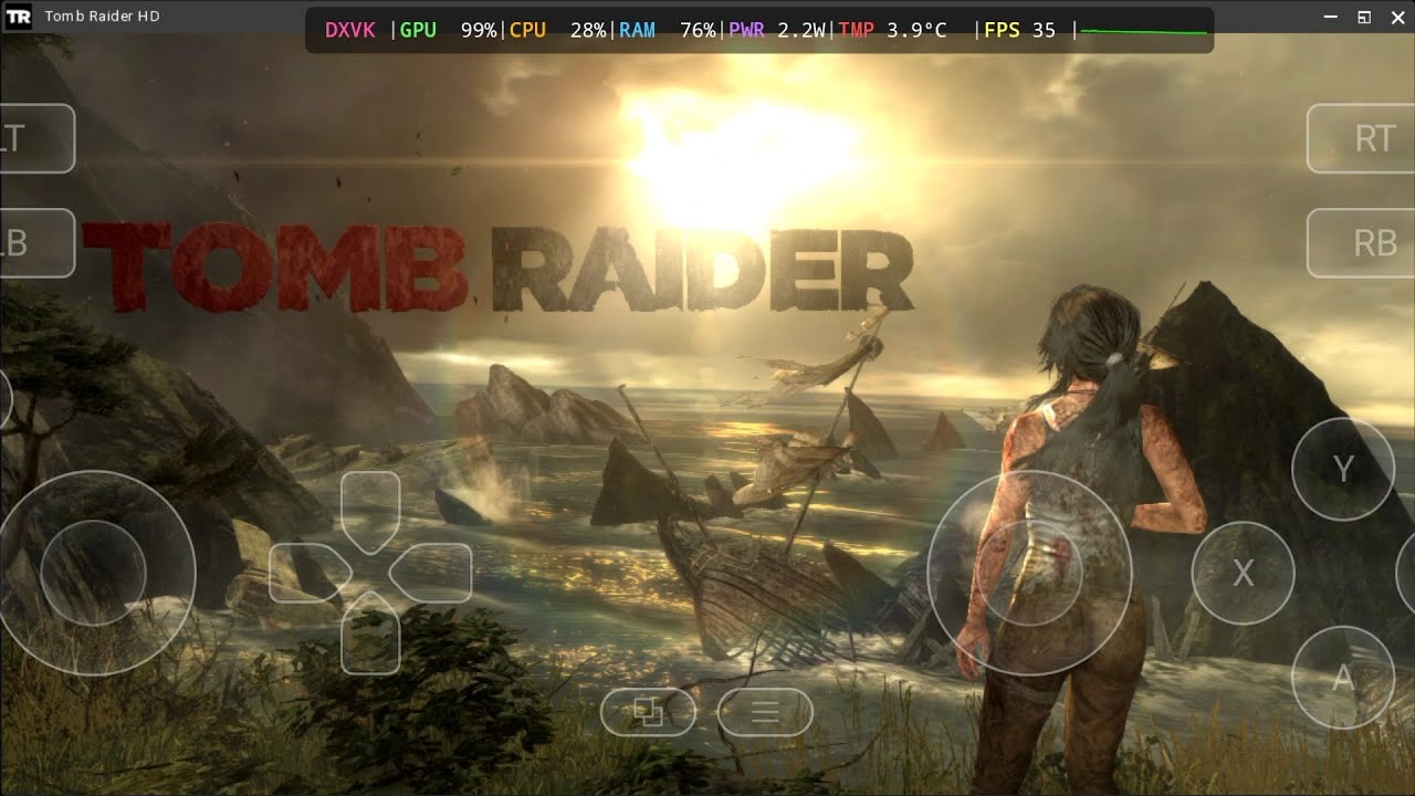 Tomb Raider GOTY | Gamehub Emulator | Realme GT 6 8s gen 3 | Gameplay