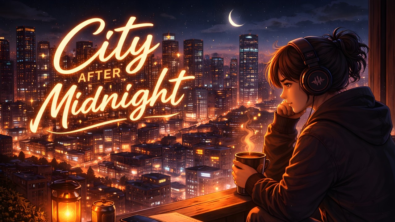City After Midnight 🌙 Dark Lofi for Late-Night Study & Deep Focus (2 Hours)
