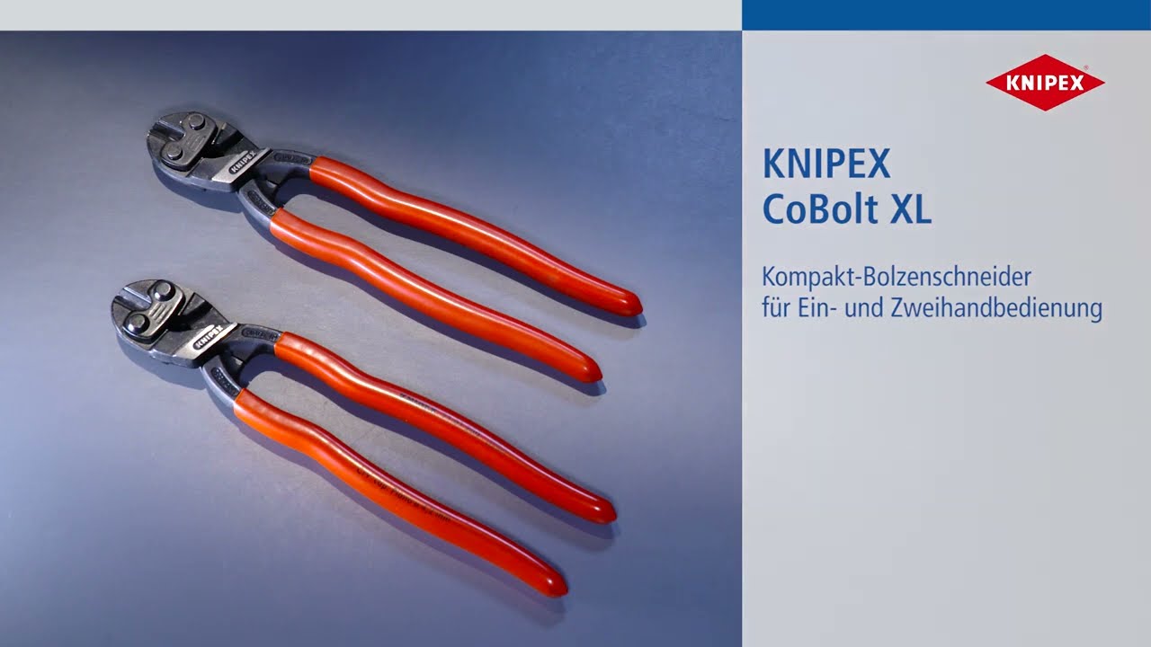 Knipex 71 X1 250 CoBolt XL Kompakt Bolzenschneider
