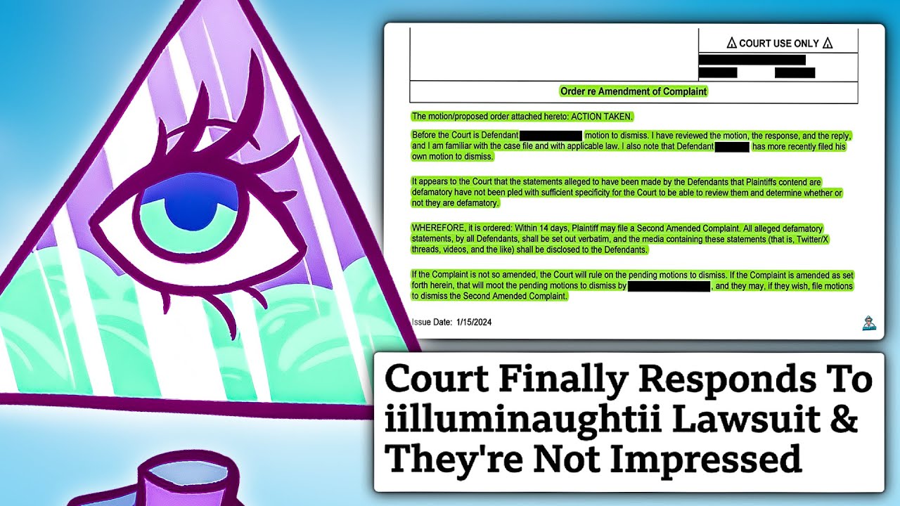 Court Finally Responds To iilluminaughtii Lawsuit & They're Not Impressed