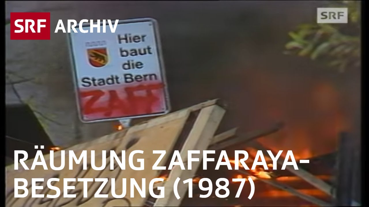 Zaffaraya-Räumung (1987) | Besetzer-Szene Schweiz | SRF Archiv