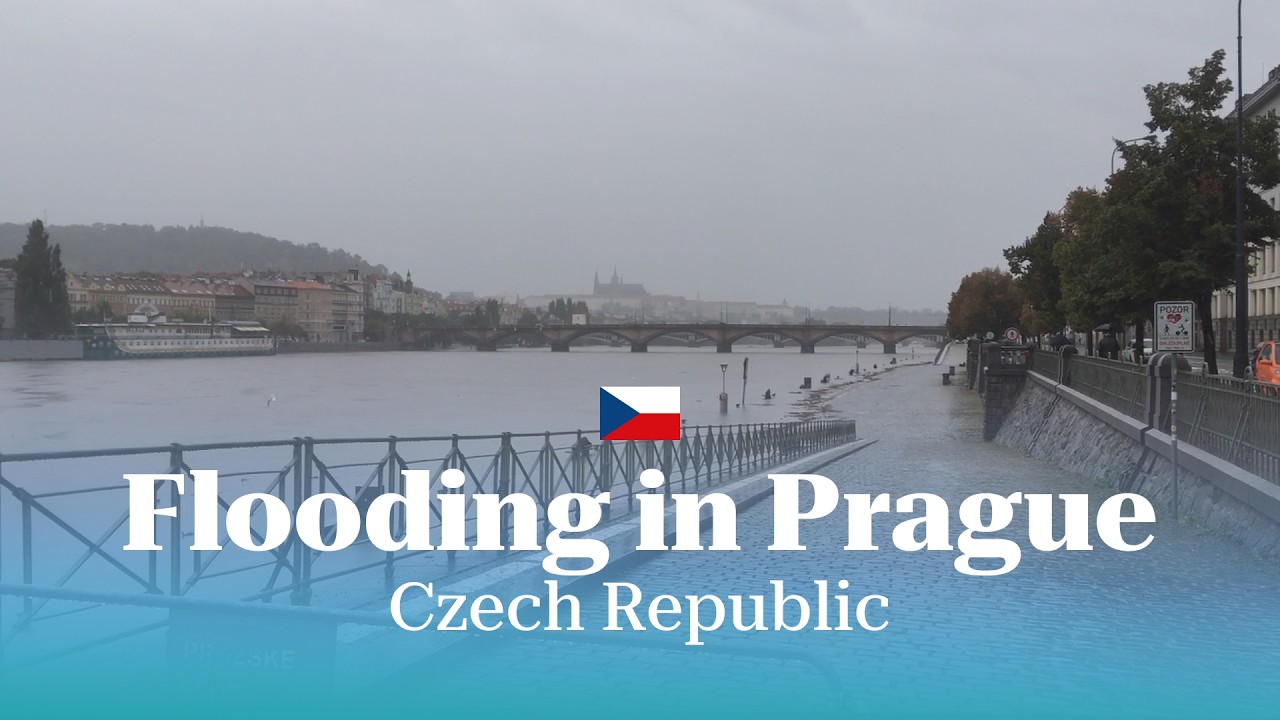Rain and flooding in Prague 2024