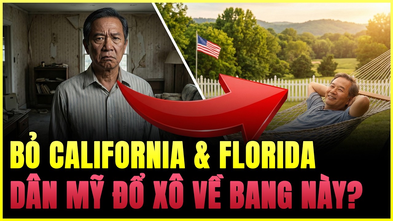 Bỏ California & Florida: Tại Sao Dân Mỹ Đang Đổ Xô Về Bang 