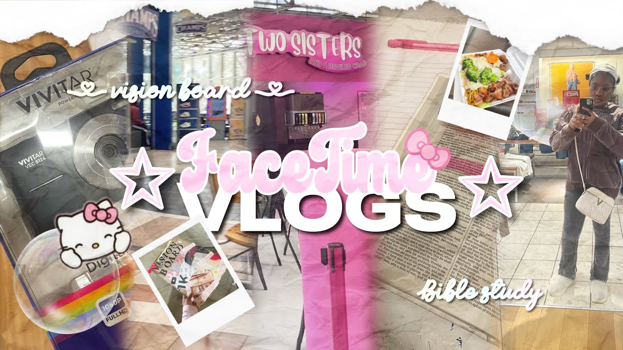 | FACETIME VLOGS | Bible study • vision board 