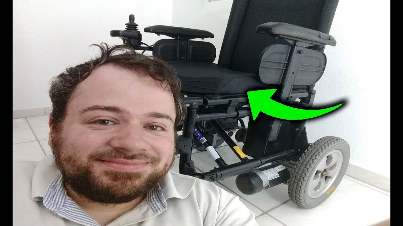 MOSTRANDO MINHA CADEIRA MOTORIZADA