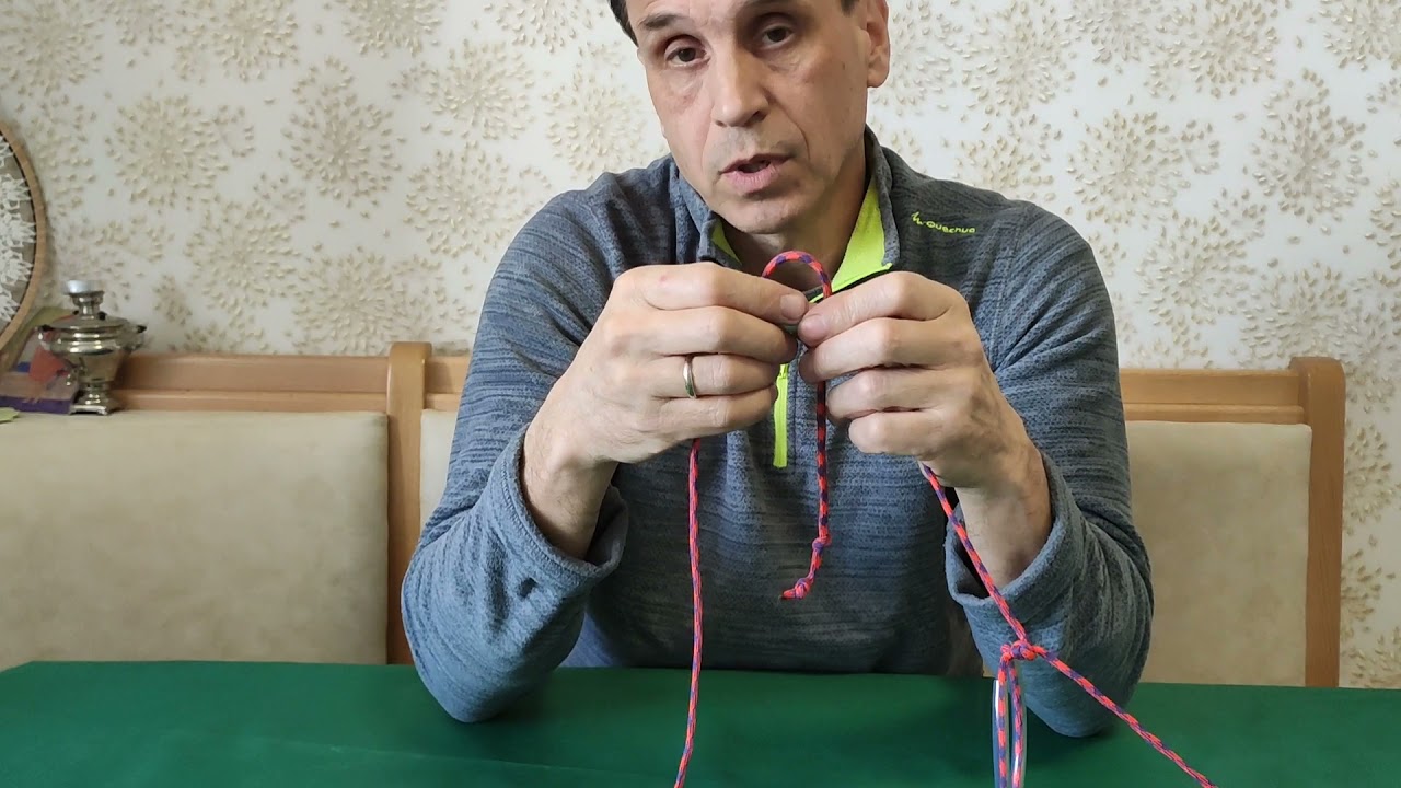 Костровой тросик. Узел плавной регулировкой длины.
