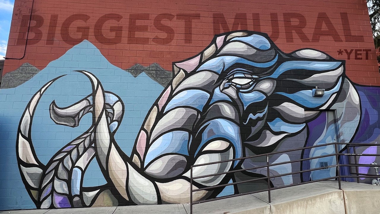 mammoth sized mural for SLC