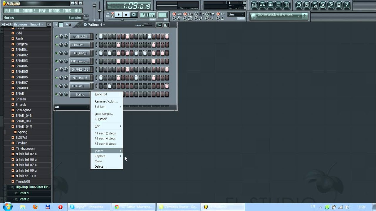 Видеоурок By RiToS ( Как сделать простой рэп  бит в Fl Studio )