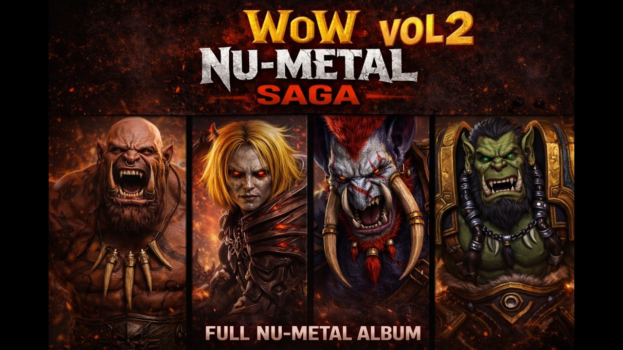 World of Warcraft-Inspired Nu-Metal Saga Vol. 2 &ndash; FULL NU-METAL ALBUM +50mins