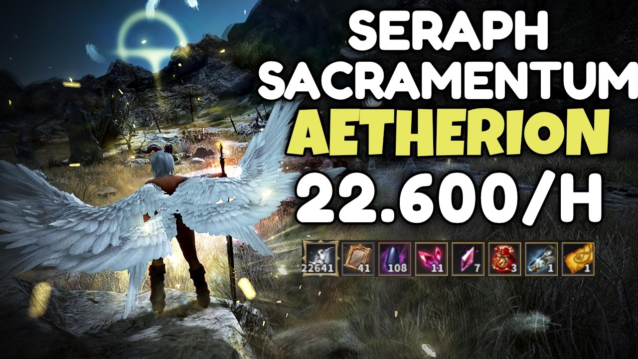 BDO | Seraph Sacramentum - Aetherion Castle | 22.6k Trash Lvl 2 + Agris