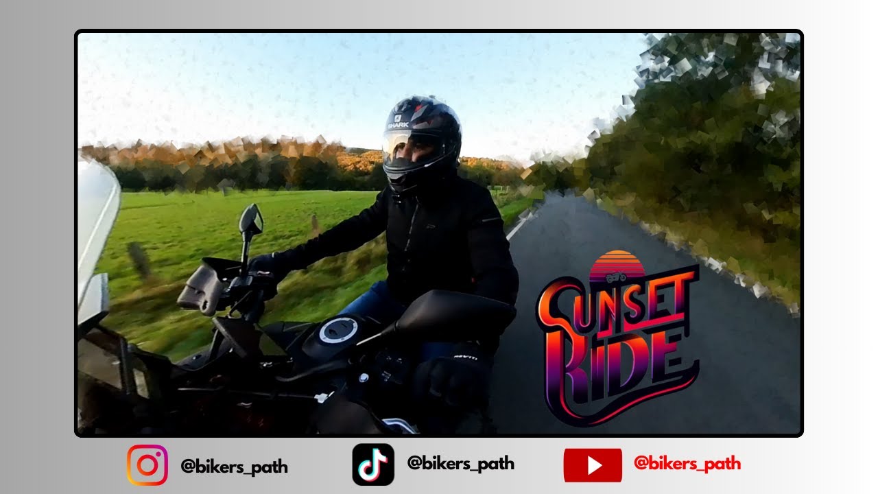 2022 Honda Africa Twin CRF1100L - Sunset ride (engine sound only)