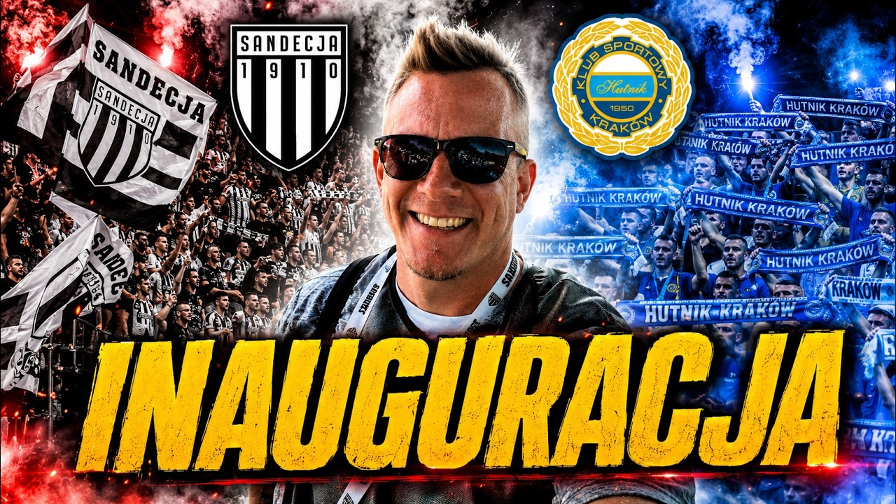RUSZAMY! BETCLIC 2 LIGA SANDECJA NOWY SĄCZ - HUTNIK KRAK&Oacute;W DOPING OPRAWY PEŁNY STADION KLIMAT VLOG