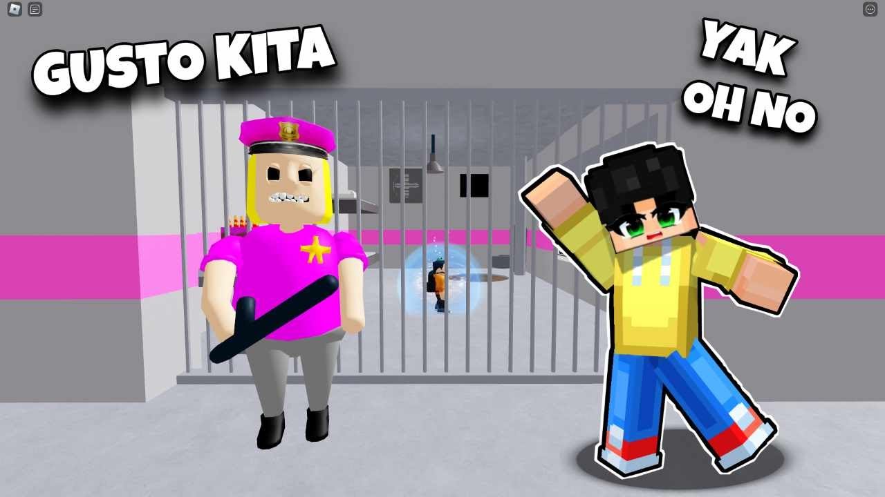 Escaping Barry's Police Girl | BABAENG PULIS MAY  GUSTO ATA KAY DaveFromPH sa ROBLOX