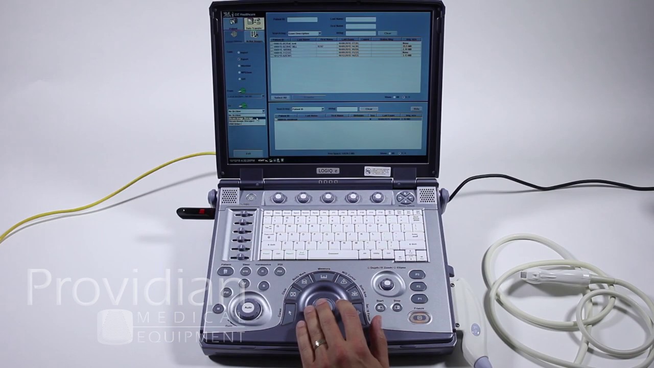 GE Logiq e Training Part 5: Exporting and Connectivity