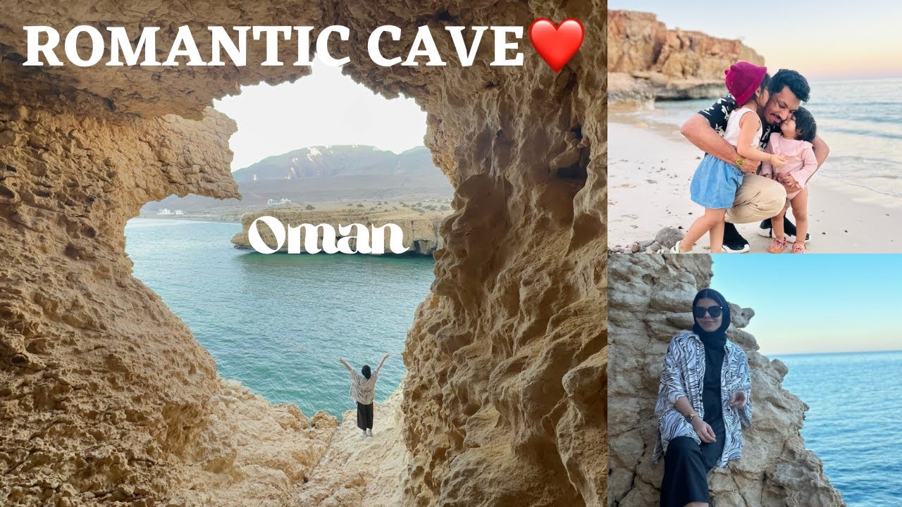 Locating Hidden Cave in Oman //￼ The Romantic Cave ❤️// Road Trip // Pebble Beach // Tiwi