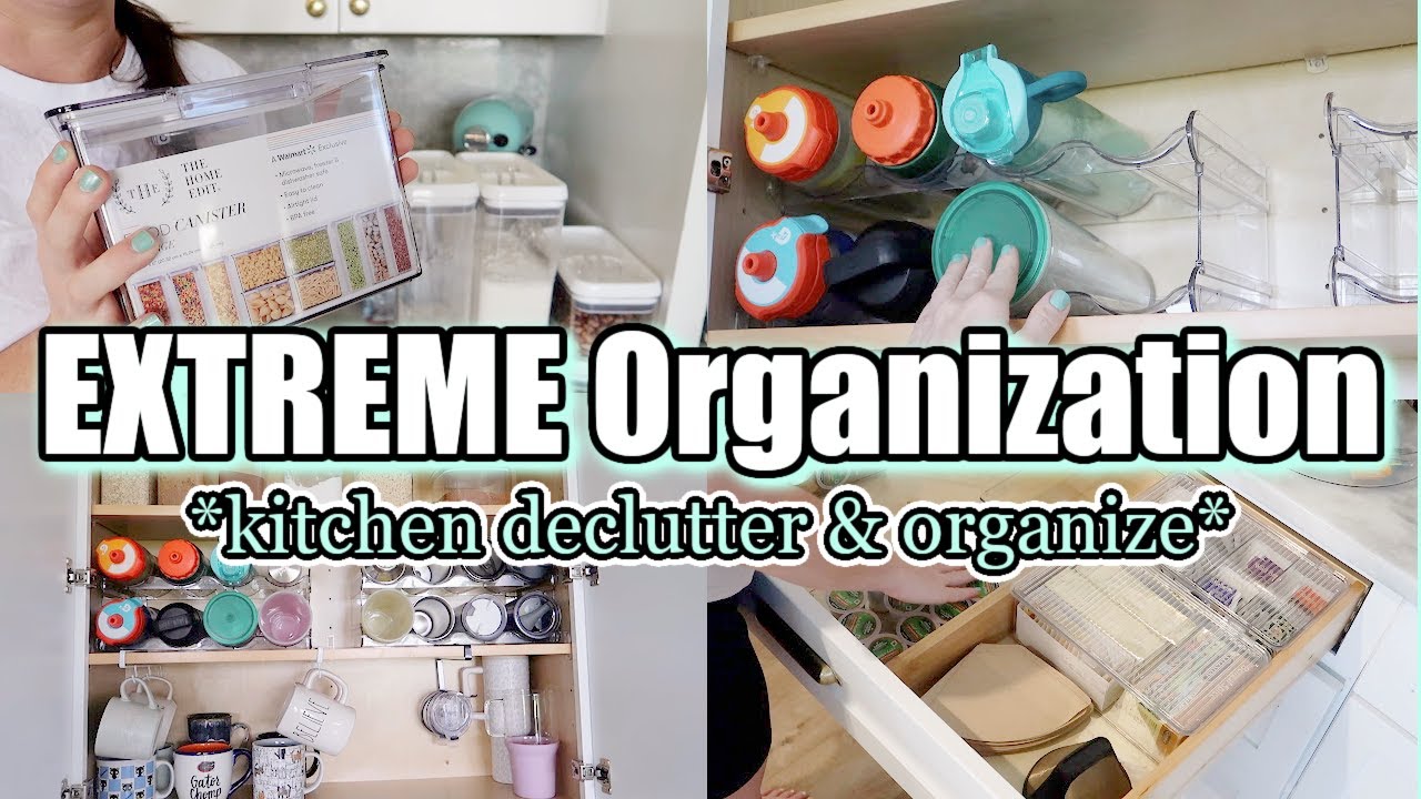 NEW! EXTREME KITCHEN ORGANIZATION IDEAS | ORGANIZING DECLUTTERING