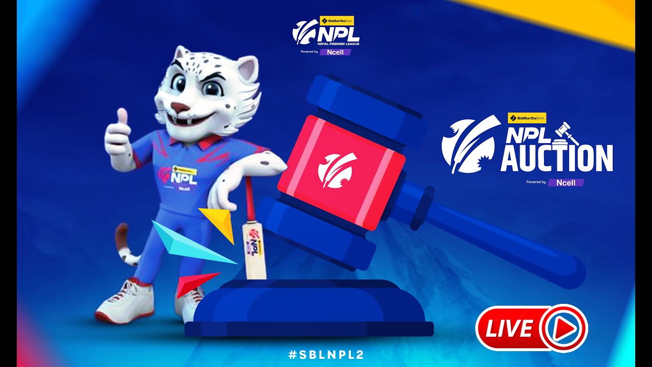 Live - NPL Auction 2025 । Nepal Premier League