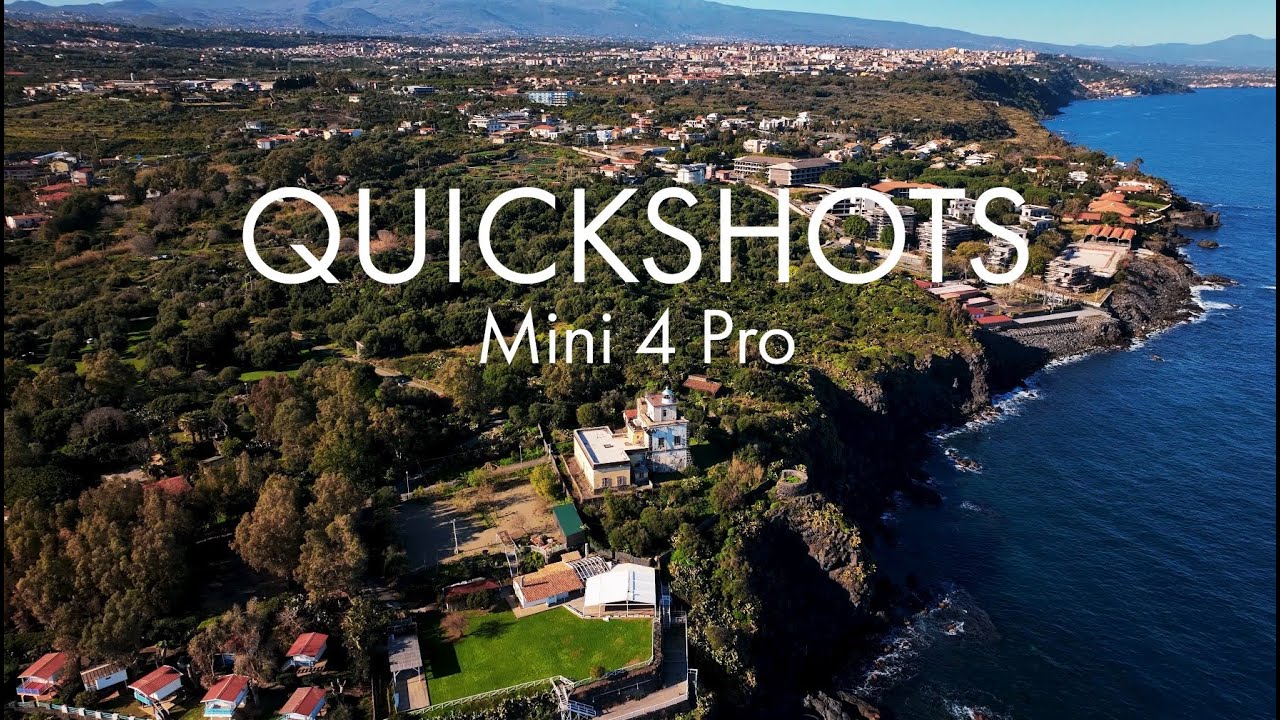 Dji Mini 4 Pro - Come Utilizzare QuickShots per Filmati Epici