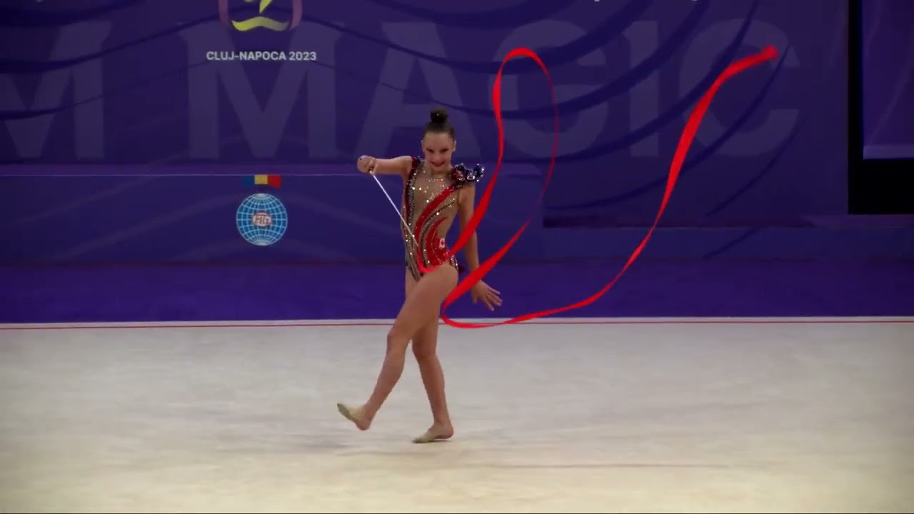 DREVYLO Veronika (CAN) - 2023 Rhythmic Junior Worlds Qualifications RI Individual