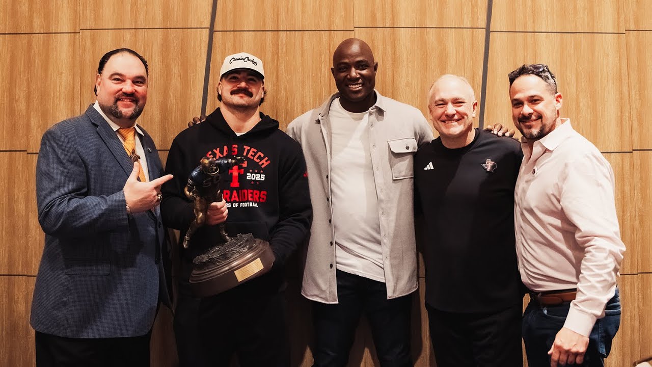 Texas Tech Football: Jacob Rodriguez's Butkus Award Acceptance Speech | 1.31.26