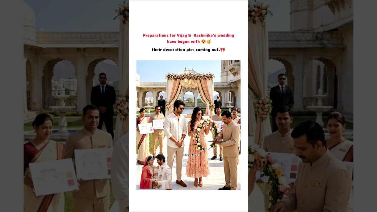 Vijay and rashmika's wedding 💒😍#explore #love #shorts #youtube #viral #trending