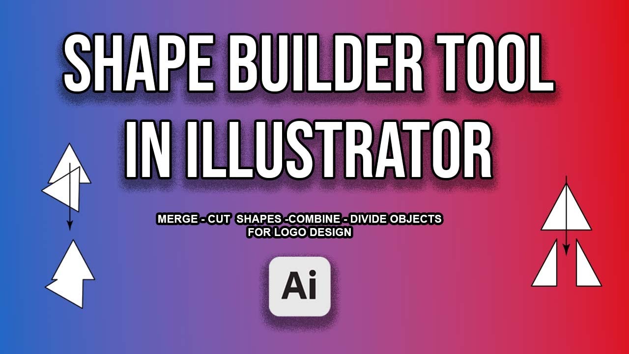 Shape Builder Tool Illustrator Tutorial Cut Combine Divide Merge Shapes 