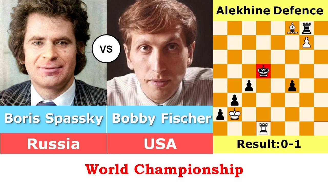 Boris Spassky [Russia] vs Bobby Fischer [USA] | World Chess Championship | Result 0-1