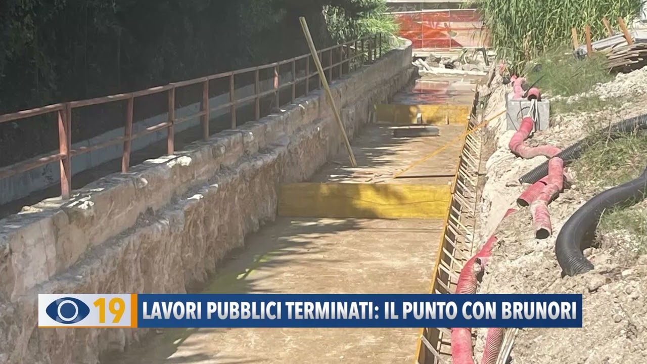 Lavori pubblici terminati: il punto con Brunori