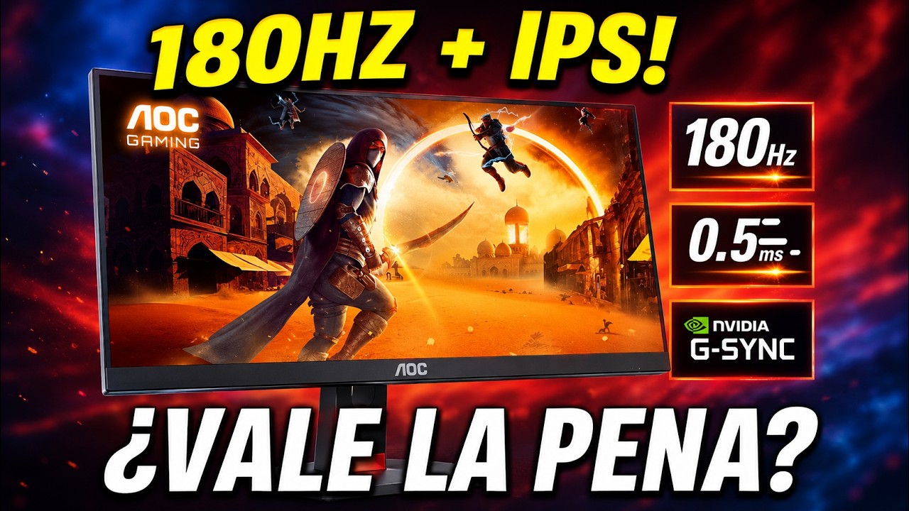 AOC 24G4 Review en Espa&ntilde;ol: &iquest;Vale la Pena este Monitor Gamer?