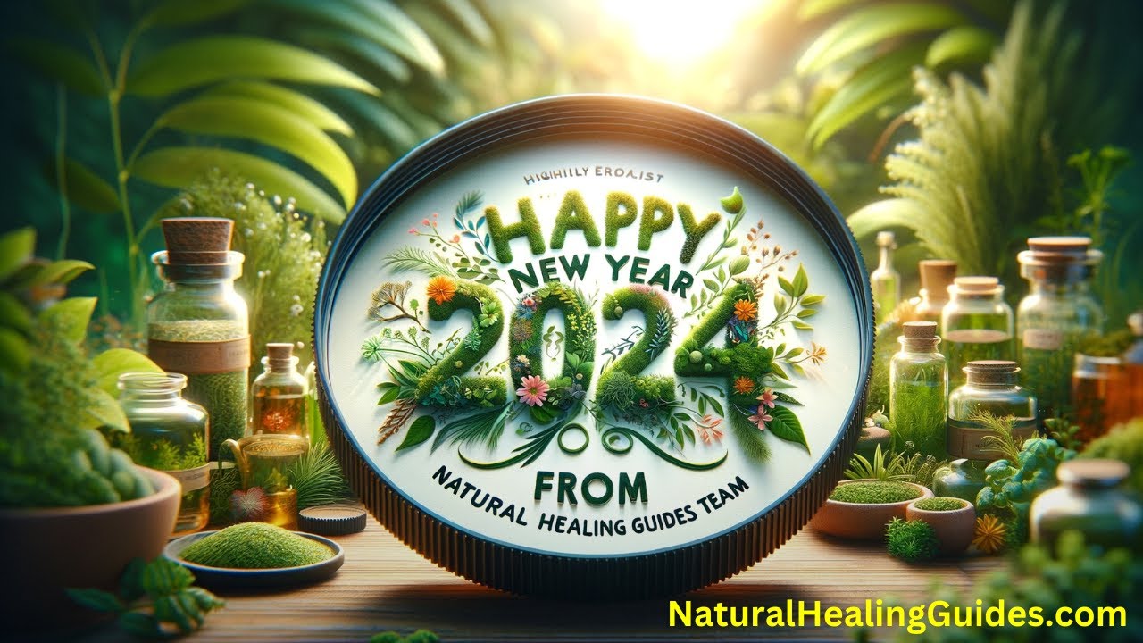 🎉 Happy New Year 2024 🌿 From the Natural Healing Guides Team 🌟