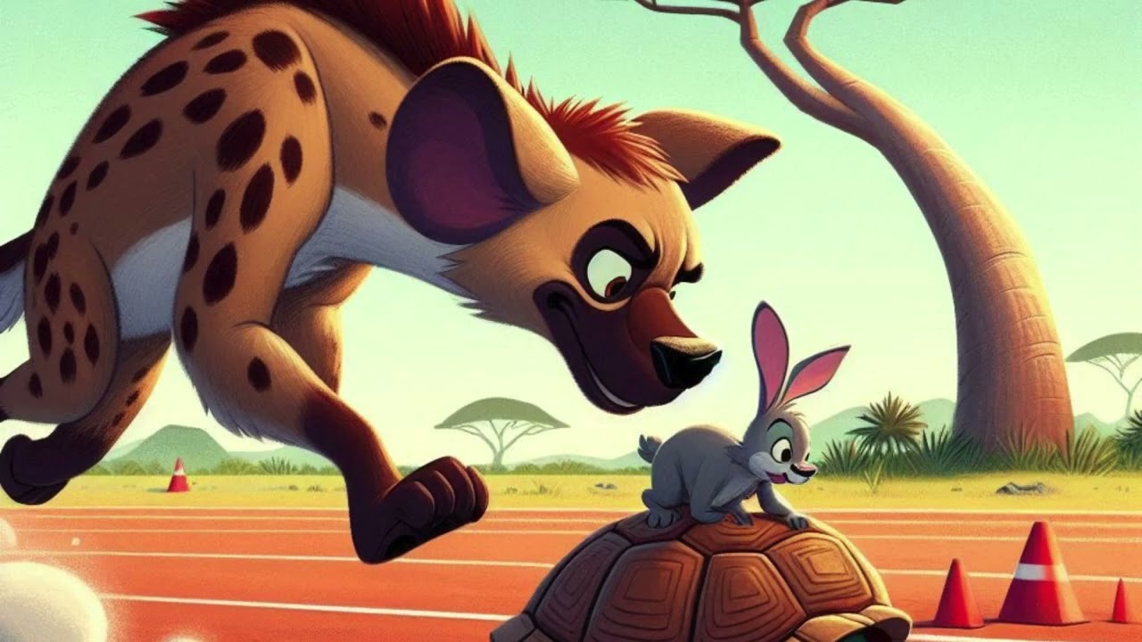 The Hare and the Hyena A Hilarious African Folktale for Kids