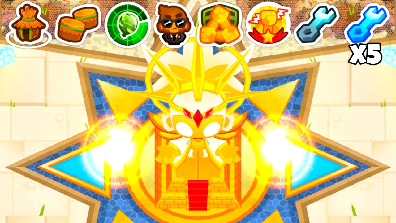 Я получил УСИЛЕННУЮ БОГОМ БОГИНЮ СОЛНЦА АДОРУ... (Bloons TD Battles 2)