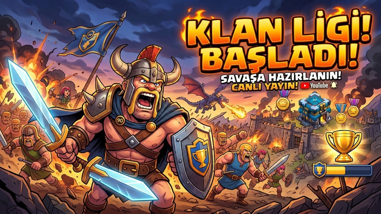 KLAN LİGİ BAŞLADI + Köy İncelemeleri | Clash of Clans Türkçe