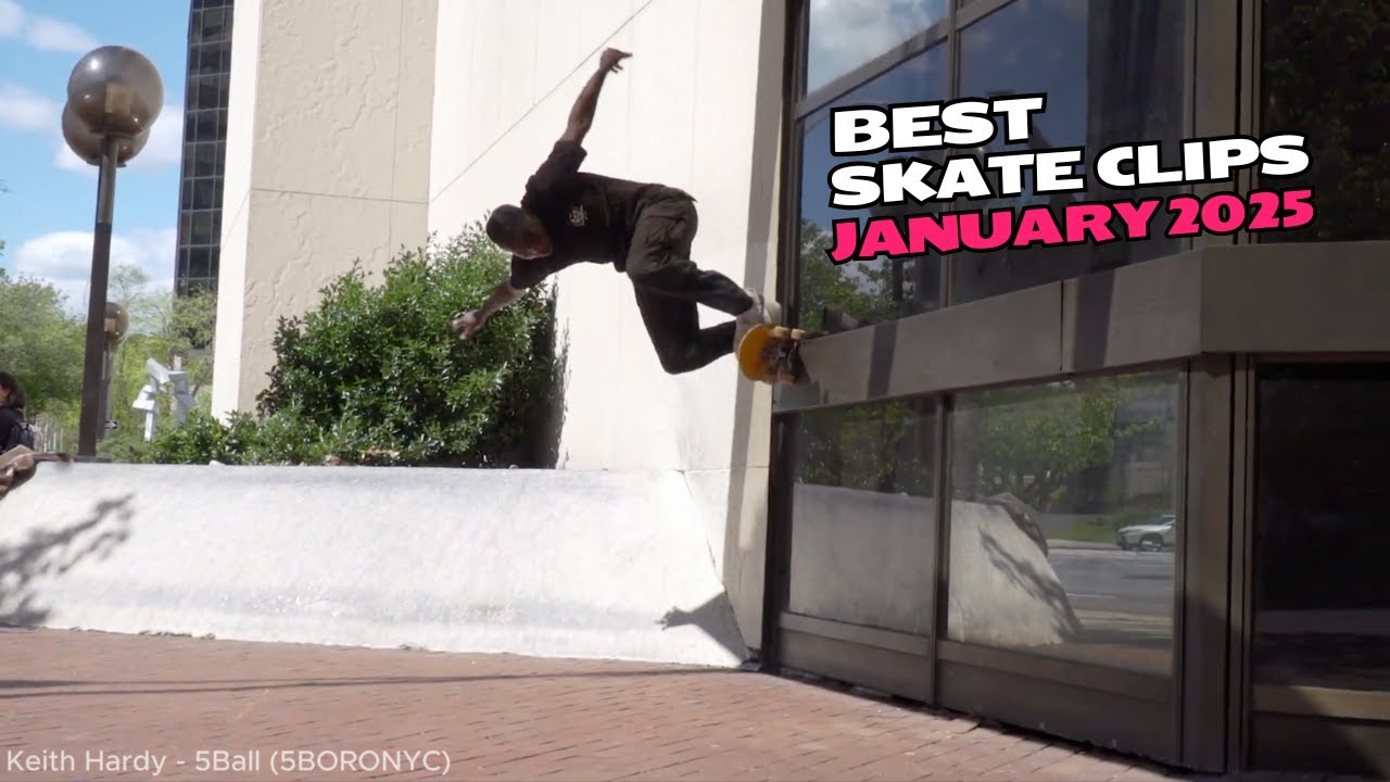 BEST SKATEBOARDING TRICKS - JANUARY 2025