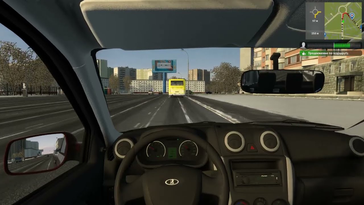 Таксую час в City Car Driving
