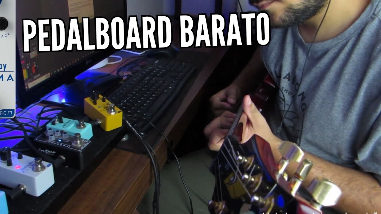 MONTEI UM MINI PEDALBOARD BARATO E VERS&Aacute;TIL | PEDAIS CHINESES