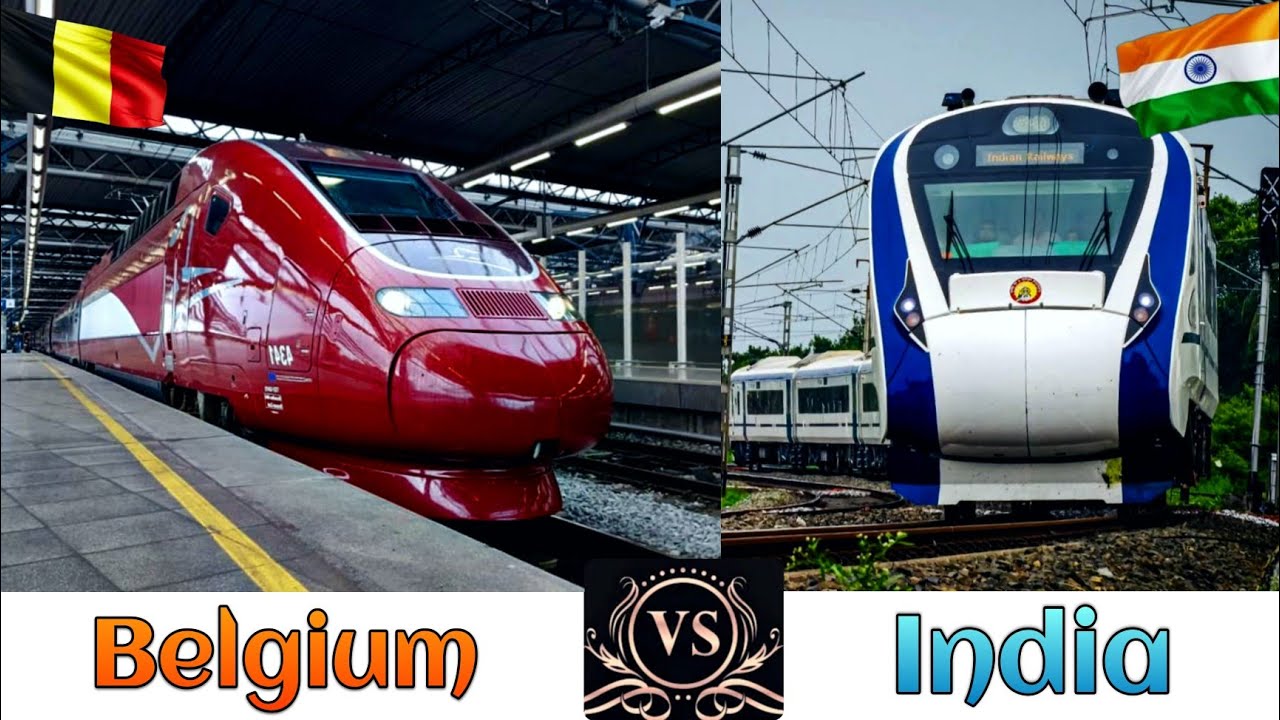 INDIAN RAILWAYS Vs BELGIUM RAILWAYS Comparison in 2025 || India Vs Belgium